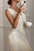 'Maelis' Flower Vest and Skirt Sweater Set - Celes Fashion